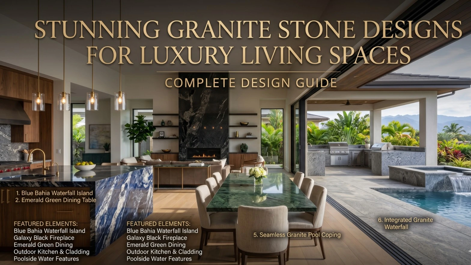 Stunning Granite Stone Designs for Luxury Living Spaces
