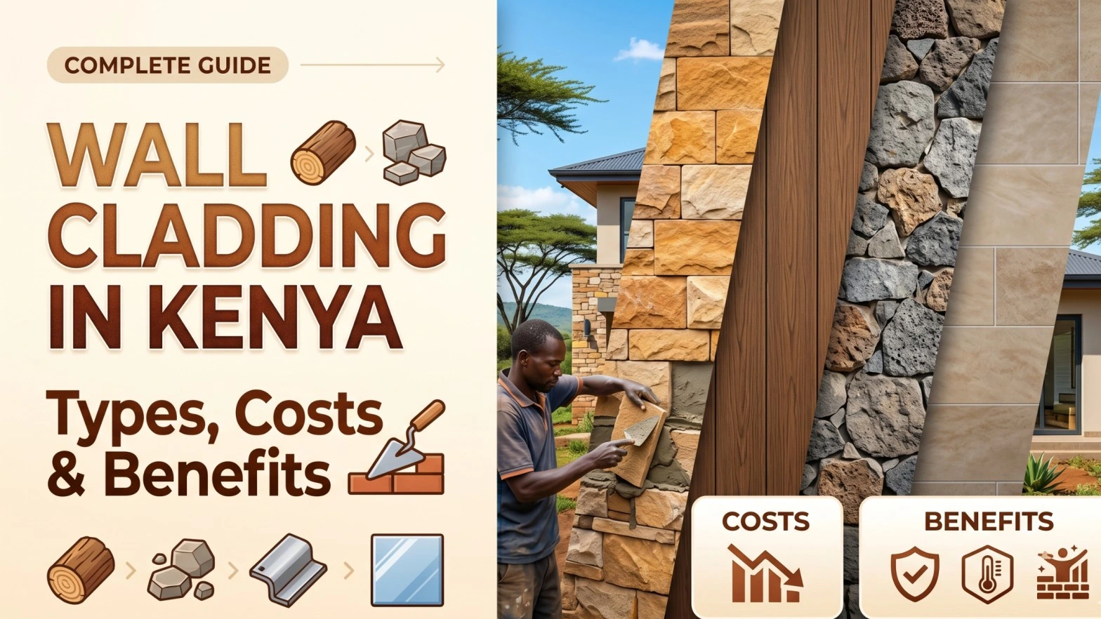 Wall Cladding in Kenya: Types, Costs & Benefits
